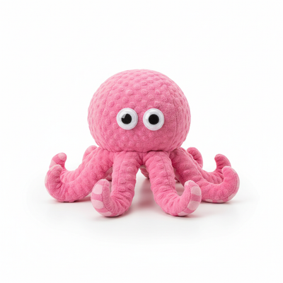 Crinkle-Paw Plush Octopus (Jumbo)